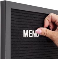 Letterbord IEZZY 40x60cm zwart hout-1