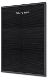 Letterbord IEZZY 60x80cm zwart hout