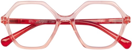 Leesbril I Need You Stella +2.50 dpt roze