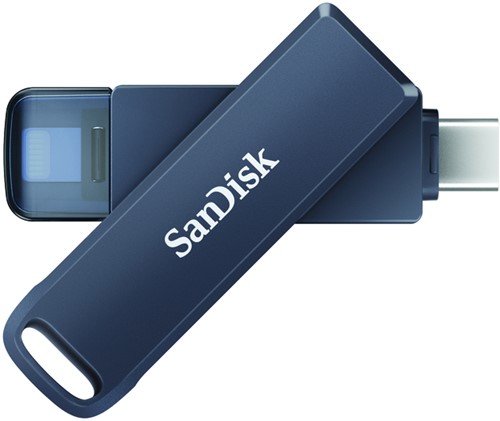 Phone Drive 128GB lightning- USB-C blauw-2