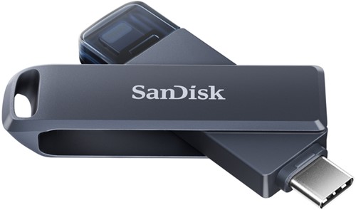 Phone Drive 256GB lightning- USB-C blauw-3