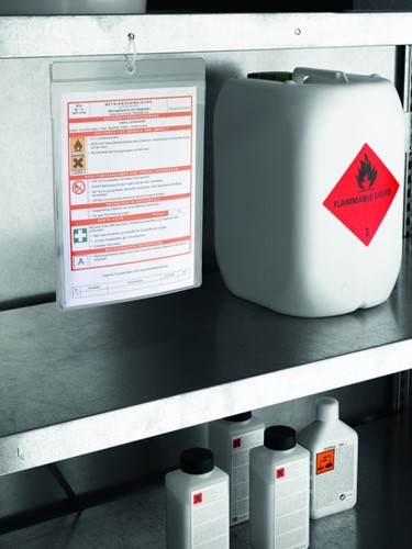 Documenthoes Durable A4 met ophangoog transparant 10 stuks-2