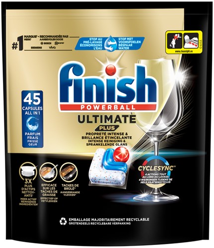 Vaatwastabletten Finish Ultimate Plus 45st