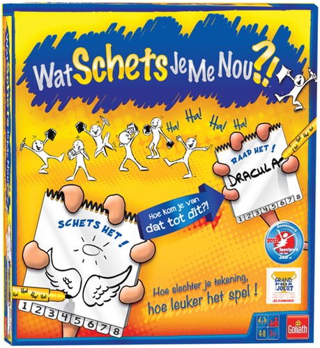 Spel Wat schets je me nou?! 6 spelers