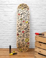 Paintmarker Uni POSCA PC8K breed schuin zwart-8