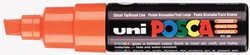 Paintmarker Uni POSCA PC8K breed schuin donker oranje