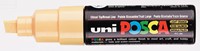 Paintmarker Uni POSCA PC8K breed schuin zalmroze