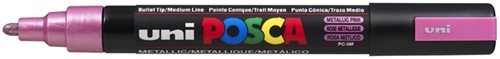 Paintmarker Uni POSCA PC5M medium metallic roze