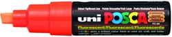 Paintmarker Uni POSCA PC8K breed schuin fluor oranje