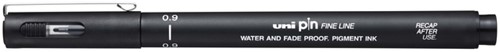 Fineliner Uni-ball Pin 0.9mm zwart-2