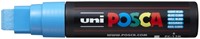 Paintmarker Uni POSCA PC17K extra breed rechthoek lichtblauw
