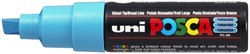 Paintmarker Uni POSCA PC8K breed schuin fluor turquoise