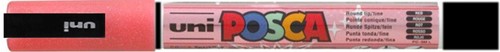Paintmarker Uni POSCA PC3M fijn glitter rood