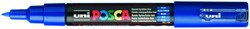 Paintmarker Uni POSCA PC1MC extra fijn donkerblauw