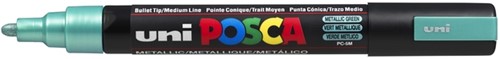 Paintmarker Uni POSCA PC5M medium metallic groen