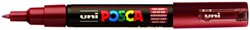 Paintmarker Uni POSCA PC1MC extra fijn wijnrood