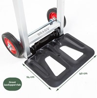 Steekwagen BRASQ stalen plateau 90 kg-3