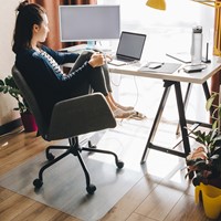 Stoelmat BRASQ PVC 90x120 voor harde vloer-7