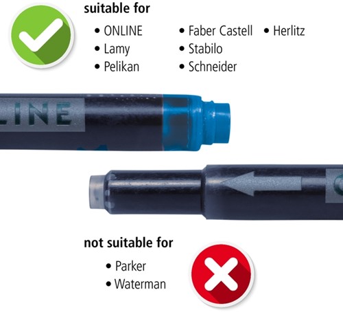 Inktpatroon Online Kombi blauw doos à 5 stuks-2