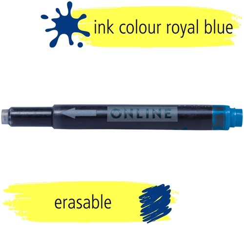 Inktpatroon Online Kombi blauw doos à 5 stuks-3
