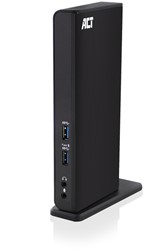 Dockingstation ACT USB-C Dual Monitor met laadpoort