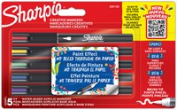 Creatieve marker Sharpie brushpunt assorti blister à 5 stuks