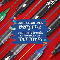 Creatieve marker Sharpie brushpunt assorti blister à 5 stuks-5