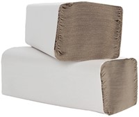 Handdoek Cleaninq z-vouw 1-laags 250x230mm 20x250vel naturel-2