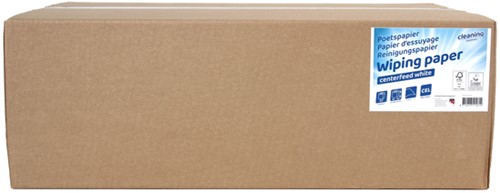 Poetspapier Cleaninq mini 1-laags 20cmx120m wit-3