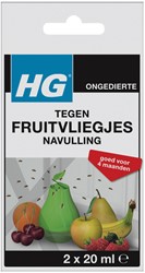 Fruitvliegjesval HG HGX navulling 2x20ml