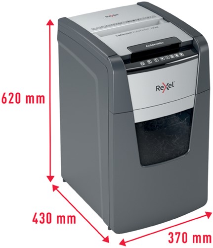 Papiervernietiger Rexel Optimum Auto+ 150M P5 snippers 2x15mm-2