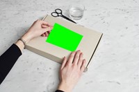 Etiket Rillprint 105x148mm fluorgroen 400 etiketten-1