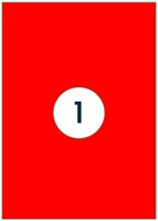 Etiket Rillprint 210x297mm fluorrood 100 etiketten-3