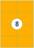 Etiket Rillprint 105x74mm fluororanje 800 etiketten-2