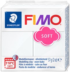 Boetseerklei Fimo soft 57 gram wit