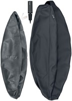 Actieve zitbal Leitz Ergo 55cm anti-rol donkergrijs-12