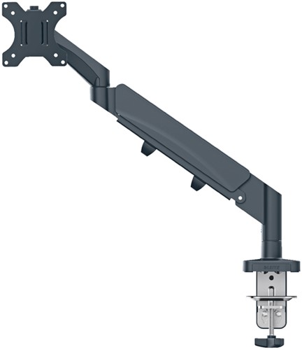 Monitorarm Leitz Ergo ruimtebesparend enkel donkergrijs