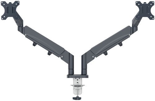 Monitorarm Leitz Ergo ruimtebesparend dubbele monitorarm