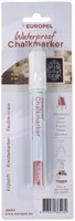 Krijtstift Europel watervast 3-6mm wit blister 1 stuk