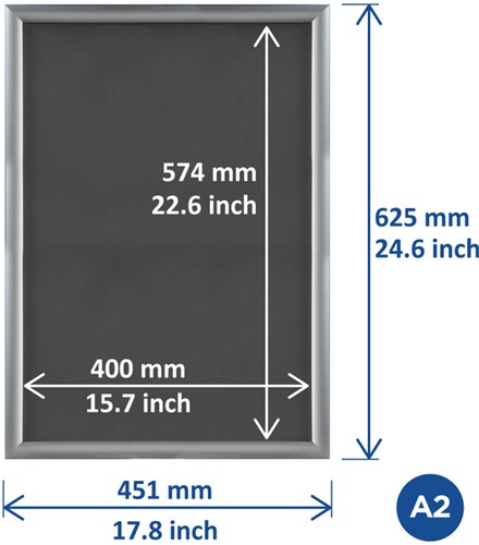 Kliklijst Europel Economy A2 zilver-2
