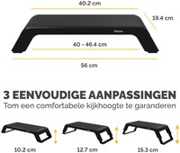 Monitorstandaard Fellowes Hana LT zwart-1