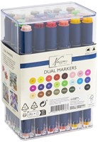Alcoholmarkers Nassau Arts duopunt set à 24 kleuren-2