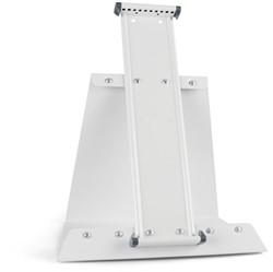 Bureaustandaard leeg Tarifold metaal voor 10 A4 tassen met sidestops