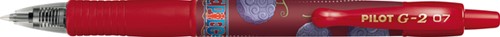 Gelschrijver PILOT G-2-07 One Piece medium rood