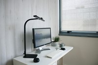 Bureaulamp Unilux Strata base led zwart-2