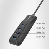 Hub ACT USB-C 3.0 4 poorts USB-A-3