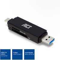 Kaartlezer ACT USB-C/USB-A 3.0-2