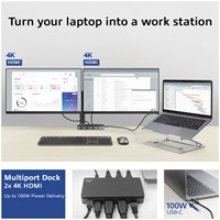 Dockingstation ACT USB-C 4K MST voor 2 HDMI monitoren-5
