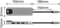 Dockingstation ACT USB-C 4K voor 1 HDMI monitor-3