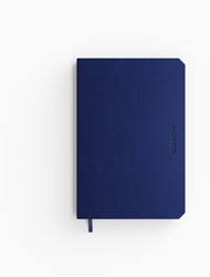 Notitieboek de KEMPEN Silence 110x160mm lijn 160 pag 90gr donkerblauw